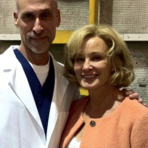 With Jessica Lange as Morgue Attendant on 