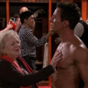 Still of Dan Cortese and Betty White in Hot in Cleveland (2010)