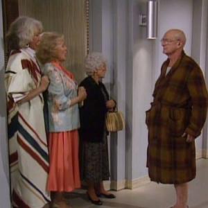 Still of Estelle Getty, Bea Arthur and Betty White in The Golden Girls (1985)