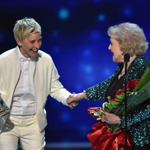 Ellen DeGeneres and Betty White