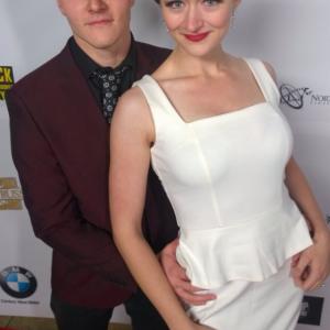 Mitchell Newell and Rachel J Clark at the North Hollywood Cinefest 2015