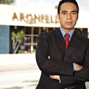 Spencer Aronfeld in front of his Coral Gables Office.