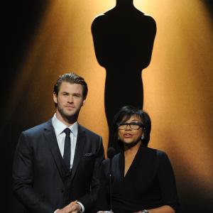 Chris Hemsworth and Cheryl Boone Isaacs at event of The Oscars (2014)