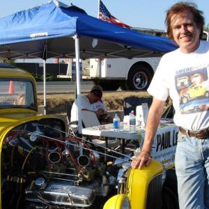 Paul at a car show with a 32 coupe.