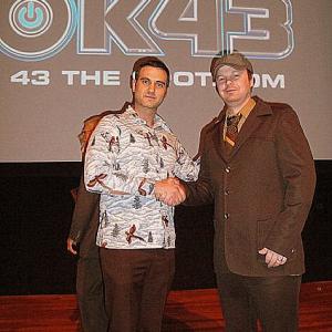 Jason Klaus & Ryan Bellgardt at OK43 60 Second Film Festival
