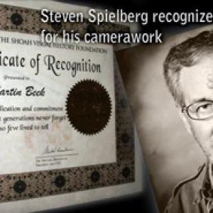 Martin has recently received praise from Steven Spielberg for his camera work for the Survivors of the Shoah project Martin interviewed over 60 holocaust survivors in the Netherlands and Belgium