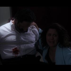 Promotional still of Randy Fratkin and Emily Amezcua in 