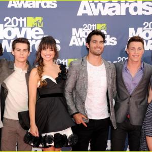 Dylan O'Brien with Teen Wolf Cast - MTV Movie Awards 2011