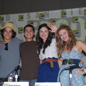 Comic Con 2010 Teen Wolf Panel Tyler Posey Dylan OBrien Crystal Reed Holland Roden