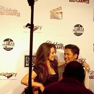 Ashley Watkins  Dante Basco promoting Im Coming Out premiere at The W Hotel Hollywood