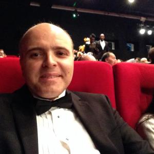 Anouar H Smaine during a screening at Cannes 2015