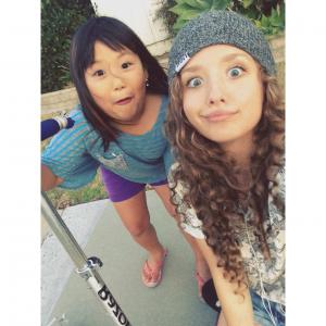 Cameron  Chloe  Skateboarding in Torrance CA