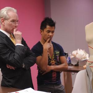 Still of Tim Gunn and Jay Nicolas Sario in Project Runway Takin It to the Streets 2010