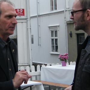 David Sproxton cofounder of Aardman Animation and Walters at The Norwegian Short Film Festival June 2015