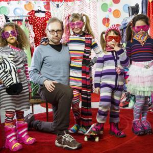 Walters and his stripey actresses from Dot Delight shoot, selected in competition for The Norwegian Short Film Festival, Grimstad, 2015.