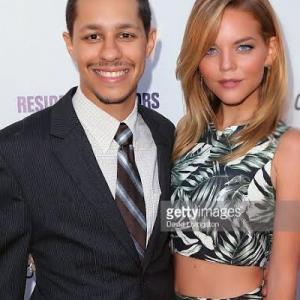 David Del Rio and Katie Wallace at the Resident Advisors premiere