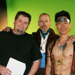 Behind the scene of When the kings battle Director John KBucher Jr Frankie Ray and James Kyson