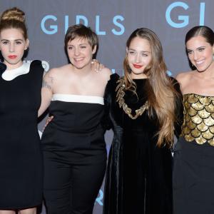 Zosia Mamet, Lena Dunham, Jemima Kirke and Allison Williams at event of Girls (2012)
