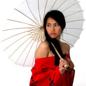 Geisha Umbrella Actress Lai Peng Chan