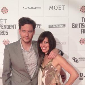 Angela Peters and David William Hall at the event of BIFA Awards London 2012