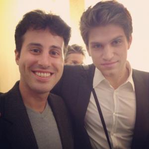 With Keegan Allen at the Paley Center Beverly Hills