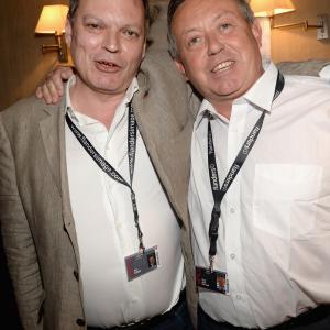 LFS Ben Gibson and NFTS Chris Auty attend the IMDBs 2013 Cannes Film Festival Dinner Party during the 66th Annual Cannes Film Festival at Restaurant Mantel on May 20 2013 in Cannes France
