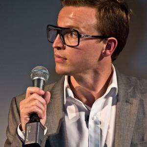 Kyle McCachen on a panel subsequent to his film premiere 2015