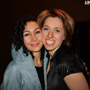 Sanam Erfani with host of The Curious Cook Athena Reich