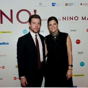 Ed Hendrik aka Edoardo Purgatori and Sarah Masten at event for Nino  omaggio a Nino Manfredi