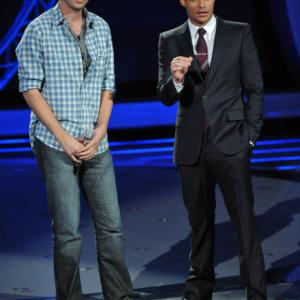Still of Ryan Seacrest and Scott MacIntyre in American Idol The Search for a Superstar 2002