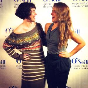 Caitlin Johnston and Leslie Erin Roth at event of the National Theater Institutes 45th Anniversary 2015