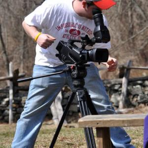 Shooting the short film The Redcoat