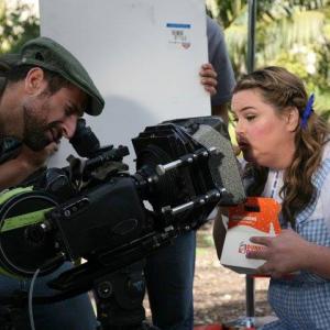 Lisa Donahey was REALLY ready for her close up as Dorothy Gale in Director Alberto Massaresses AwardWinning Short Film shot in 35mm No Place Like Oz