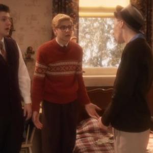 David Buehrle (left), Braeden Lemasters (center), and David Thompson (right), in A Christmas Story 2 (2012).