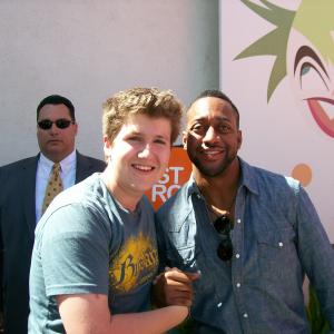David Buehrle with funny man Jaleel White