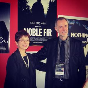 Richard E Wilson and his wife Masako at Noble Fir screening  Cinequest Film Festival