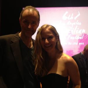 Richard E. Wilson with Jenn Gotzon at LA Brazilian Film Festival 2013.