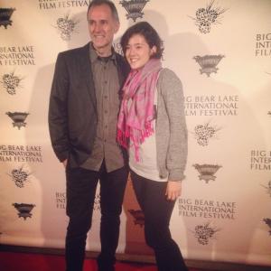 REW at Big Bear Film Festival with daughter Megumi Wilson, for Noble Fir film.