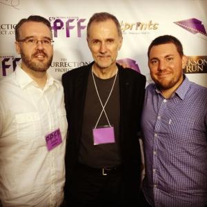 With Noble Fir co-writers/ co-directors Joseph Arney & Christopher Graham at Pan Pacific Film Festival in Los Angeles