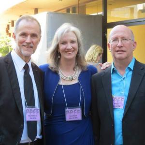 With Sharon Wilharm & Fred Wilharm - Director & Producer of The Good Book silent film at Pan Pacific Film Festival in Los Angeles.