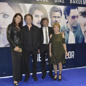 Producers Steve Schwartz Paula Mae Schwartz Nick Wechsler and his wife Stephanie Romanov at the London screening of THE COUNSELOR