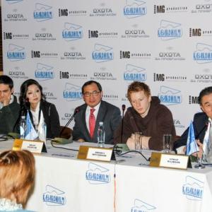Press-conference of the film Reverse Side, 2009, Astana, Kazakhstan