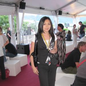 Marina Kunarova at the Locarno Film Festival