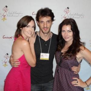 At the Lady Filmmakers Film Festival with Actor Ian Fisher  Actress Tara Batesol