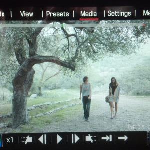 Tamzin Brown and Jesse Woodrow on location shooting in Tableau Vivant