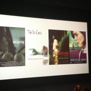 White starring Tamzin Brown being screened at BAFTA London