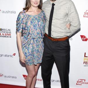 Kat Coiro and Rhys Coiro at event of Departure Date 2012