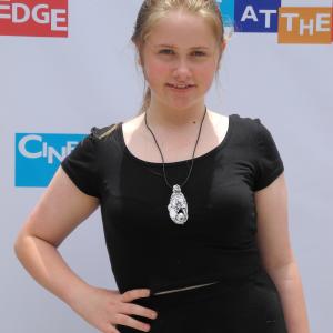 Kaitlin Morgan at the 2013 Cinema at the Edge Film Festival in Santa Monica CA