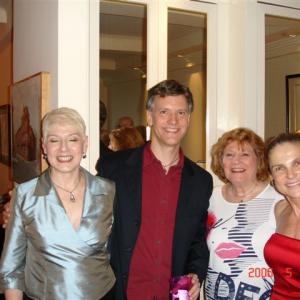 Susan with Marilyn Bettinger, Gerry Dieffenbach and the fabulous Tovah Feldshuh at an invitation-only concert!