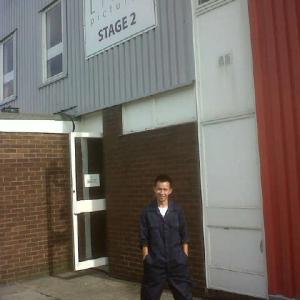 Filming at Lime Pictures Studios for House oof Anubis playing character of Big Phil